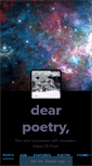 Mobile Screenshot of dear-poetry.tumblr.com