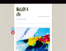 Tablet Screenshot of melody4eye.tumblr.com