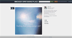 Desktop Screenshot of mindbodyspiritmarketplace.tumblr.com