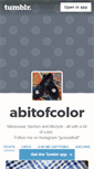 Mobile Screenshot of abitofcolor.tumblr.com