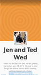 Mobile Screenshot of jenandtedwed.tumblr.com