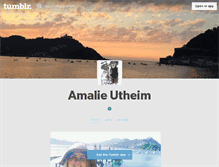 Tablet Screenshot of amalieutheim.tumblr.com