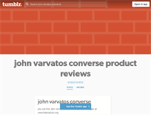 Tablet Screenshot of john-varvatos-converse.tumblr.com