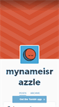 Mobile Screenshot of mynameisrazzle.tumblr.com