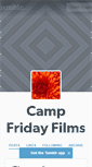 Mobile Screenshot of campfridayfilms.tumblr.com