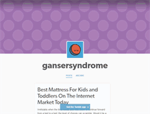 Tablet Screenshot of gansersyndrome.tumblr.com