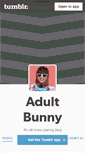 Mobile Screenshot of adultbunny.tumblr.com
