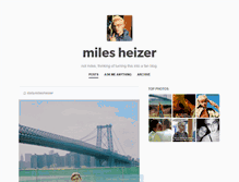Tablet Screenshot of milesheizer.tumblr.com