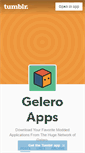 Mobile Screenshot of gelero.tumblr.com