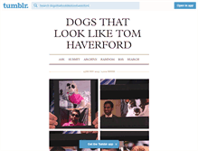 Tablet Screenshot of dogsthatlookliketomhaverford.tumblr.com