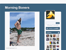 Tablet Screenshot of morning-boners.tumblr.com