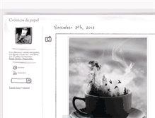 Tablet Screenshot of cronicas-de-papel.tumblr.com