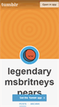 Mobile Screenshot of legendarymsbritneyspears.tumblr.com