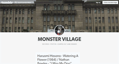 Desktop Screenshot of monstervillage.tumblr.com