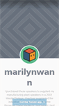 Mobile Screenshot of marilynwann.tumblr.com