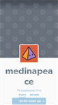 Mobile Screenshot of medinapeace.tumblr.com