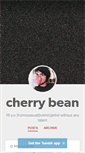 Mobile Screenshot of cherrybean.tumblr.com