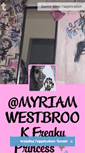 Mobile Screenshot of iamthewestbrookgirl.tumblr.com