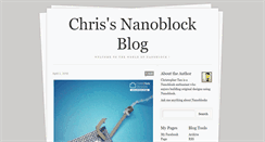 Desktop Screenshot of chrisnanoblock.tumblr.com