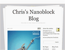 Tablet Screenshot of chrisnanoblock.tumblr.com