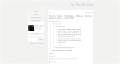 Desktop Screenshot of noonebutfinn.tumblr.com