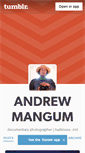 Mobile Screenshot of andrewmangum.tumblr.com