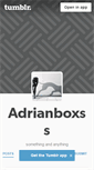 Mobile Screenshot of adrianboxss.tumblr.com