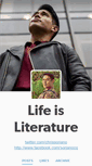 Mobile Screenshot of lifeisliterature.tumblr.com