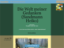 Tablet Screenshot of heikosandmann.tumblr.com