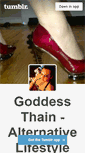 Mobile Screenshot of goddessthain.tumblr.com