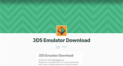 Desktop Screenshot of downloadthe3dsemulator.tumblr.com