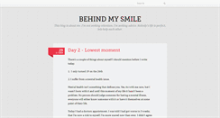 Desktop Screenshot of behind-that-smile.tumblr.com