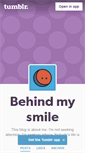 Mobile Screenshot of behind-that-smile.tumblr.com