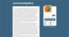 Desktop Screenshot of carmichaelgallery.tumblr.com