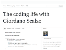 Tablet Screenshot of giordanoscalzo.tumblr.com