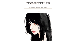 Desktop Screenshot of keonikoehler.tumblr.com