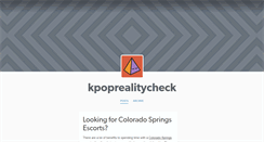 Desktop Screenshot of kpoprealitycheck.tumblr.com