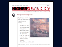 Tablet Screenshot of higherunlearning.tumblr.com