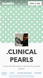 Mobile Screenshot of clinicalpearls.tumblr.com