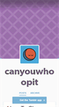 Mobile Screenshot of canyouwhoopit.tumblr.com