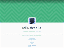 Tablet Screenshot of callusfreaks-.tumblr.com