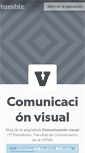 Mobile Screenshot of comunicacionvisual.tumblr.com