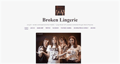 Desktop Screenshot of brokenlingerie.tumblr.com