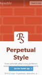 Mobile Screenshot of perpetualstyle.tumblr.com