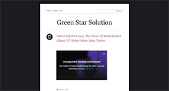 Desktop Screenshot of greenstarsolution.tumblr.com