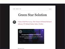 Tablet Screenshot of greenstarsolution.tumblr.com