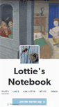Mobile Screenshot of lottiesnotebook.tumblr.com