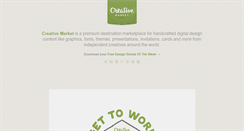 Desktop Screenshot of creativemarket.tumblr.com