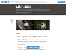 Tablet Screenshot of kibashiba.tumblr.com