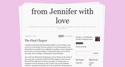 Desktop Screenshot of fromjennifer-withlove.tumblr.com